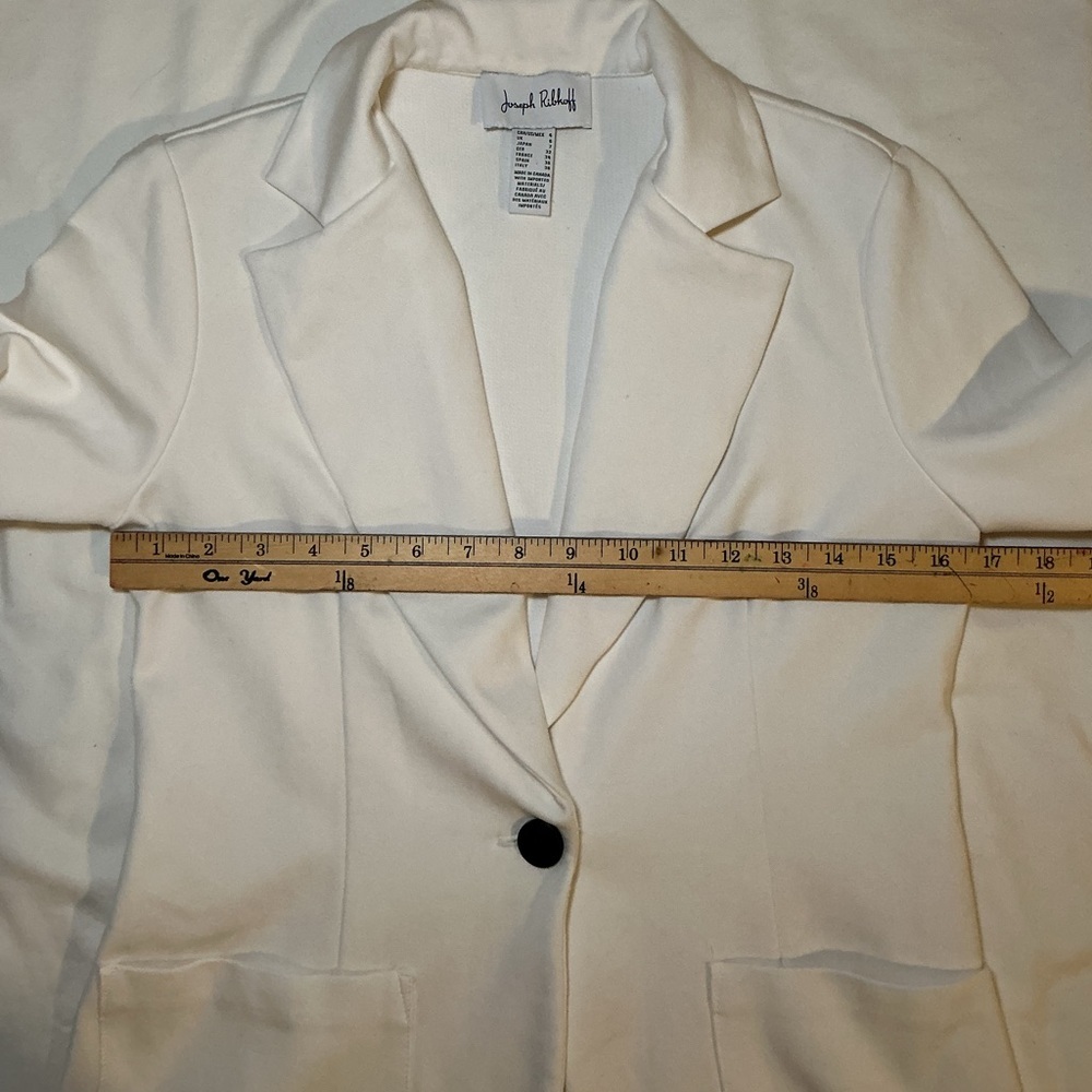 Joseph Ribkoff Elegant White Women's Blazer - Picture 5 of 8